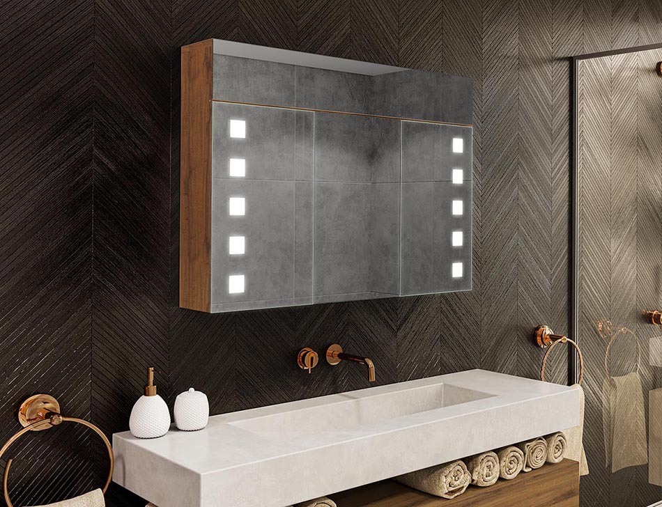 LED koupelnová skříňka