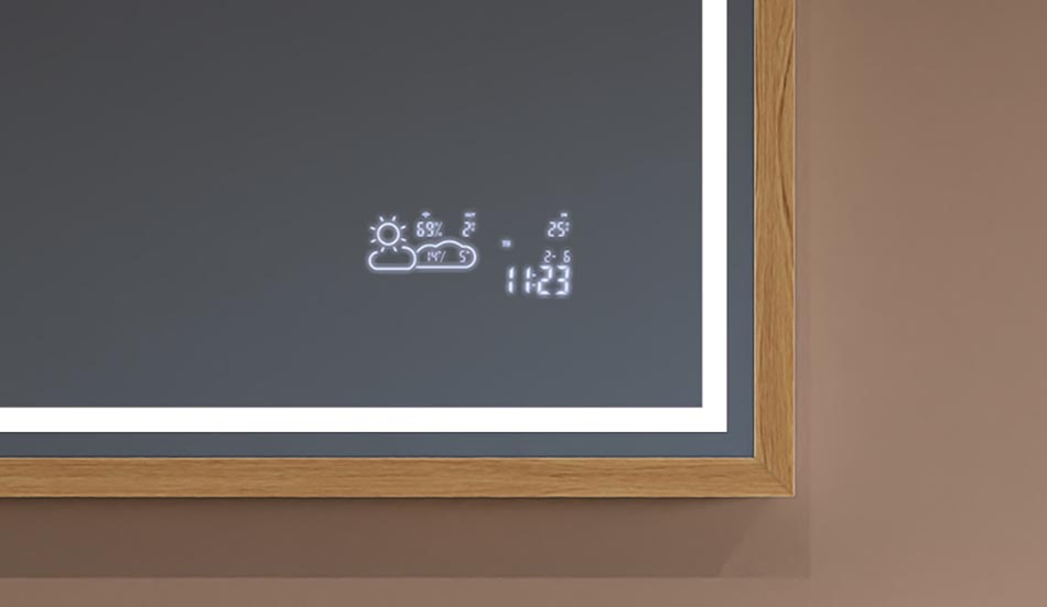 Zrcadlo v černém loftovém rámu pro moderní a minimalistické koupelny | ARTFORMA