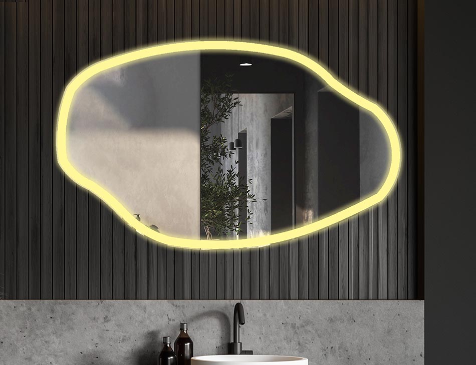Možnost vybrat si barvu podsvícení výrobku umožňuje přizpůsobit jej atmosféře panující ve Vaší koupelně.