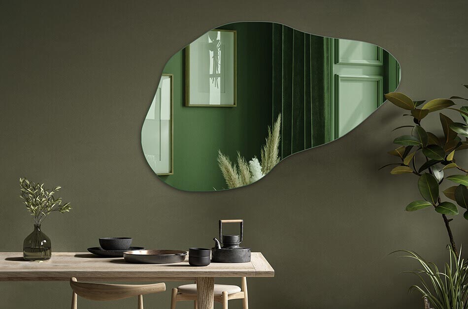 Zrcadlo s možností výběru barvy skla je funkčním a elegantním doplňkem, který pasuje do každého interiéru. Vyberte si barvu zrcadlové tabule tak, aby vyhovovala individuálním potřebám a stylu místnosti. Dostupné jsou různé barvy skla, včetně zlaté a grafitové. Zrcadlo lze použít ve všech místnostech, jako je koupelna, ložnice, předsíň nebo obývací pokoj. Jednoduché z hlediska instalace a každodenní údržby.
