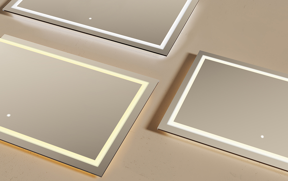 Barva LED se ovládá dotykovým spínačem. Jediným dotykem vypínače zapnete a vypnete podsvícení. Podržením spínače při zapnutém osvětlení se změní teplota barvy LED.