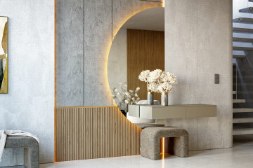 Půlkruhová zrcadla