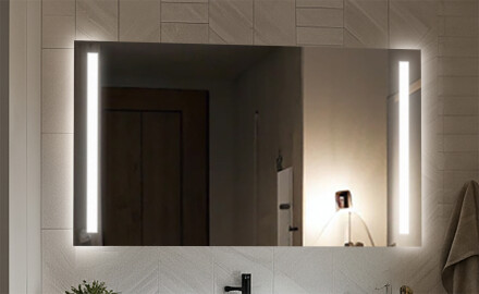 Obdélníková zrcadla na baterie