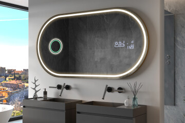 Zrcadla s LED osvětlením v rámu