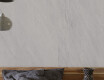 Glazovaná dlažba 120 × 280 cm, světle šedá, kamenný vzhled, matná, A4H1125 Agathos White