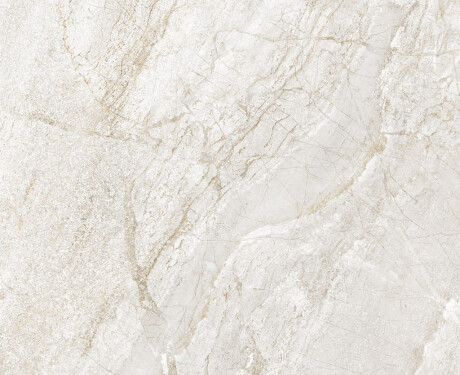 Glazované dlaždice na podlahu 60 × 120 cm, světle šedé, kamenný vzhled, matné, A4H1127 Agathos White