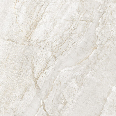 Glazované dlaždice na podlahu 60 × 120 cm, světle šedé, kamenný vzhled, matné, A4H1127 Agathos White #1