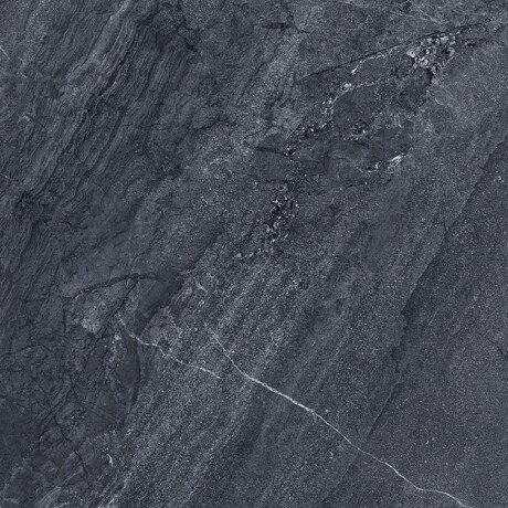 Glazované dlaždice na podlahu 120 × 280 cm, antracitové, kamenný vzhled, matné, A4H1137 Agathos Anthracite #4