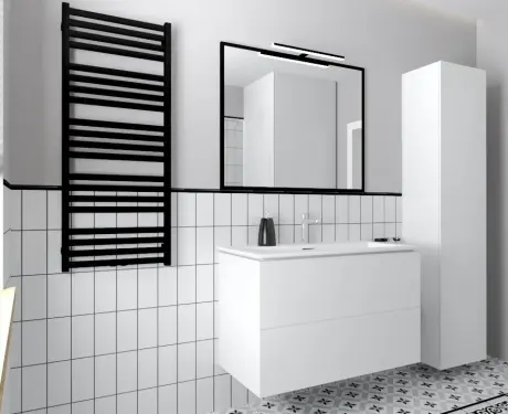 Keramická obkladová dlaždice 10x20, bílá matná, plochá, A4H23 Blanco Mate