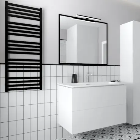 Keramická obkladová dlaždice 10x20, bílá matná, plochá, A4H23 Blanco Mate #1
