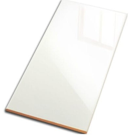 Keramická obkladová dlaždice 10x20, bílá, lesklá, plochá, A4H24 Blanco Brillo #4