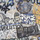 Glazovaná dlažba 120 × 280 cm, šedá matná, rektifikovaná, A4H248 City Graffiti Grey #2