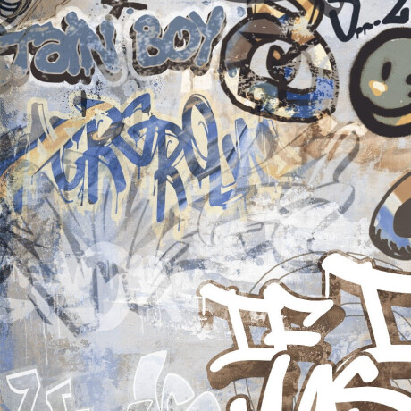 Glazovaná dlažba 120 × 280 cm, šedá matná, rektifikovaná, A4H248 City Graffiti Grey #3
