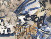 Velkoformátová glazovaná dlažba 120 × 280 cm, béžová, matná, rektifikovaná, A4H255 City Graffiti Beige
