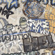 Velkoformátová glazovaná dlažba 120 × 280 cm, béžová, matná, rektifikovaná, A4H255 City Graffiti Beige #6