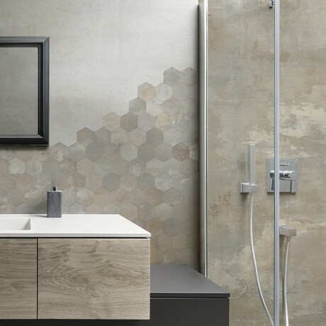 Velkoformátová glazovaná dlažba 120 × 280 cm, béžová, matná, rektifikovaná, A4H257 City Beige #5