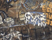 Velkoformátová glazovaná dlažba 120 × 280 cm, matná, rektifikovaná, A4H262 City Graffiti Multicolor