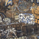 Velkoformátová glazovaná dlažba 120 × 280 cm, matná, rektifikovaná, A4H262 City Graffiti Multicolor #1