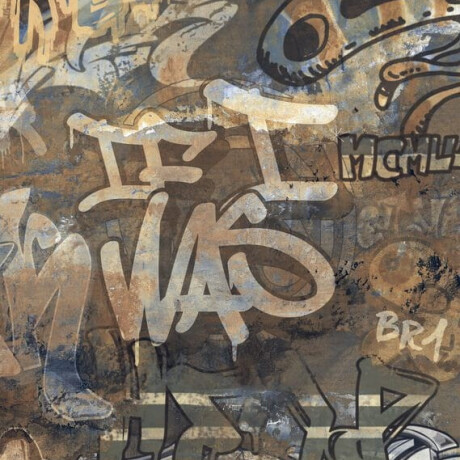 Velkoformátová glazovaná dlažba 120 × 280 cm, matná, rektifikovaná, A4H262 City Graffiti Multicolor #2