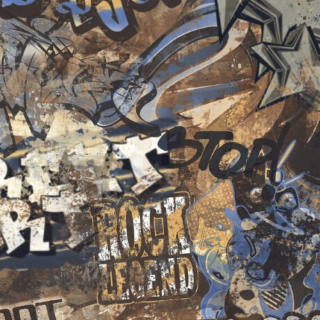 Velkoformátová glazovaná dlažba 120 × 280 cm, matná, rektifikovaná, A4H262 City Graffiti Multicolor #4