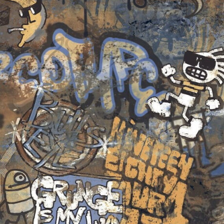 Velkoformátová glazovaná dlažba 120 × 280 cm, matná, rektifikovaná, A4H262 City Graffiti Multicolor #5
