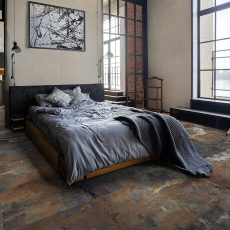 Velkoformátová glazovaná dlažba 120 × 280 cm, hnědá matná, rektifikovaná, A4H264 City Multicolor #6