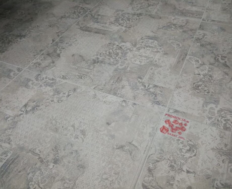 Podlahová dlažba 60x60 Carpet Grigio, matná, rektifikovaná, A4H34 Patchwork