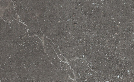 Kamenná dlažba s žilkováním na podlahu, 100 × 100, matná, tmavě šedá, A4H507 Volterra Stone