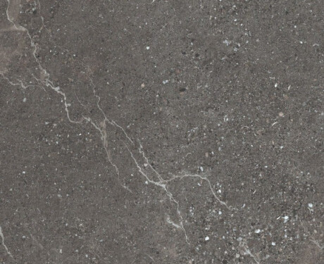 Kamenná dlažba s žilkováním na podlahu, 100 × 100, matná, tmavě šedá, A4H507 Volterra Stone