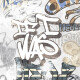 Glazovaná dlažba 120 × 280 cm, šedá matná, rektifikovaná, A4H640 City Graffiti White #2