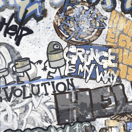 Glazovaná dlažba 120 × 280 cm, šedá matná, rektifikovaná, A4H640 City Graffiti White #4