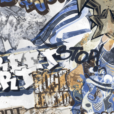 Glazovaná dlažba 120 × 280 cm, šedá matná, rektifikovaná, A4H640 City Graffiti White #5