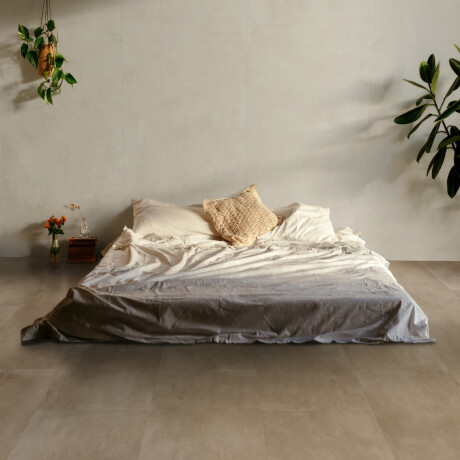 Velkoformátová keramická dlažba 120x280, beton, taupe, matná, A4H758 Louft Taupe #4