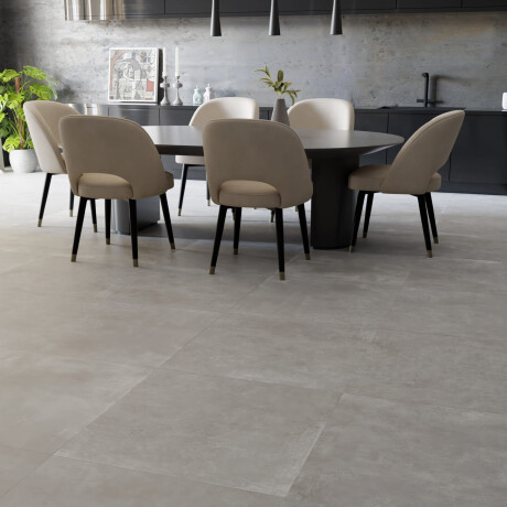 Velkoformátová keramická dlažba 120 × 280, šedý matný beton, A4H763 Louft Ash #1