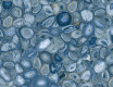 Velkoformátová keramická dlažba 120x280, modrý achát, lesklá, A4H832 Aghatina Azul