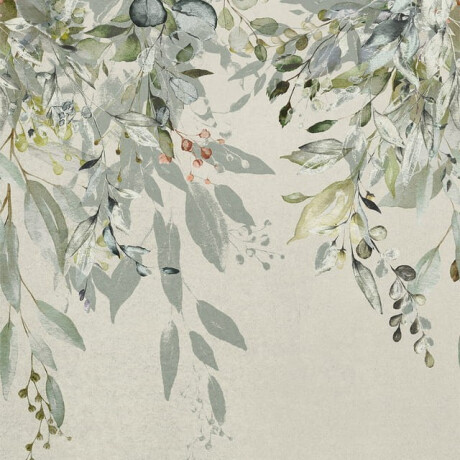 Stenní dlaždice 60 × 120 cm, šedé s květinovými vzory, matné, A4H918 Flower #1