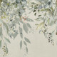 Stenní dlaždice 60 × 120 cm, šedé s květinovými vzory, matné, A4H918 Flower #1