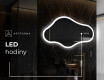 LED zrcadlo do koupelny s nepravidelným tvarem C222 #7