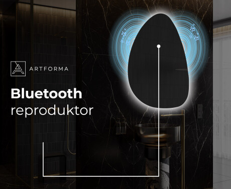 LED zrcadlo do koupelny s nepravidelným tvarem D221 #5