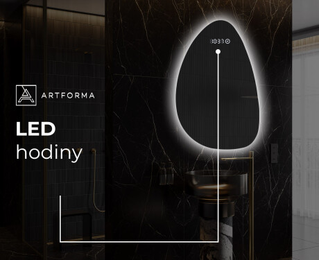 LED zrcadlo do koupelny s nepravidelným tvarem D221 #7