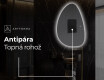 LED zrcadlo do koupelny s nepravidelným tvarem D221 #8