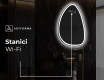 LED zrcadlo do koupelny s nepravidelným tvarem B222 #8