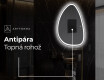 LED zrcadlo do koupelny s nepravidelným tvarem B222 #8