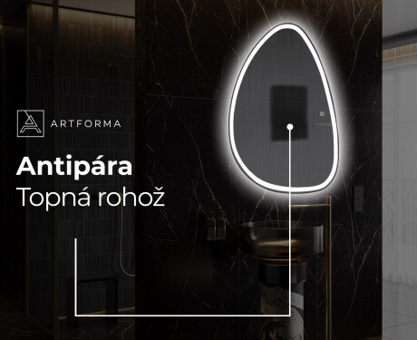 LED zrcadlo do koupelny s nepravidelným tvarem B222 #8