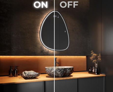 LED zrcadlo do koupelny s nepravidelným tvarem B223 #3