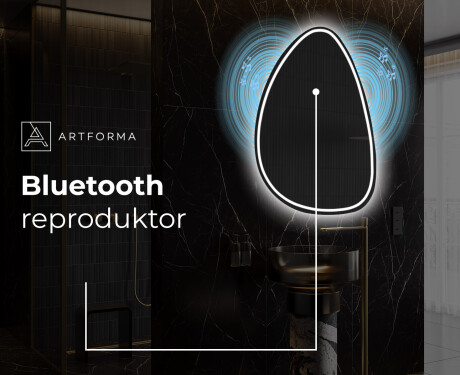 LED zrcadlo do koupelny s nepravidelným tvarem B223 #5