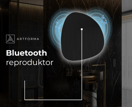 LED zrcadlo do koupelny s nepravidelným tvarem EG221 #6