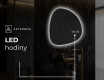 LED zrcadlo do koupelny s nepravidelným tvarem EG221 #8
