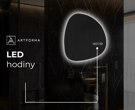 LED zrcadlo do koupelny s nepravidelným tvarem EG221 #8