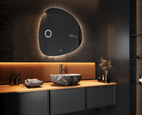 LED zrcadlo do koupelny s nepravidelným tvarem EG221 #10